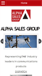 Mobile Screenshot of alphasalesgroup.com